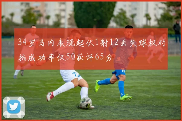34岁马内表现起伏1射12丢失球权对抗成功率仅50获评65分